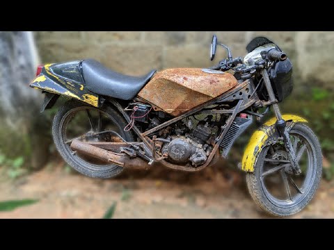Abandoned Suzuki RG50 Gamma Motorcycle Full Restoration (YOM 1985)