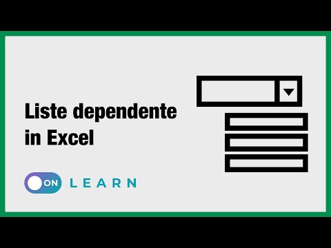 Liste dependente in Excel (folosind Data Validation)