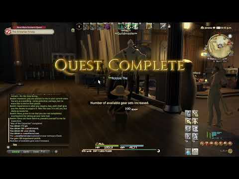 Quest 136 - My First Saw (CRP Lv1) #1QAD #FFXIV