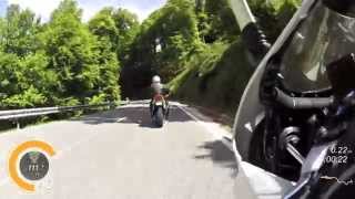preview picture of video 'Balade en moto au Pays Basque - Test de la caméra Garmin VIRB'