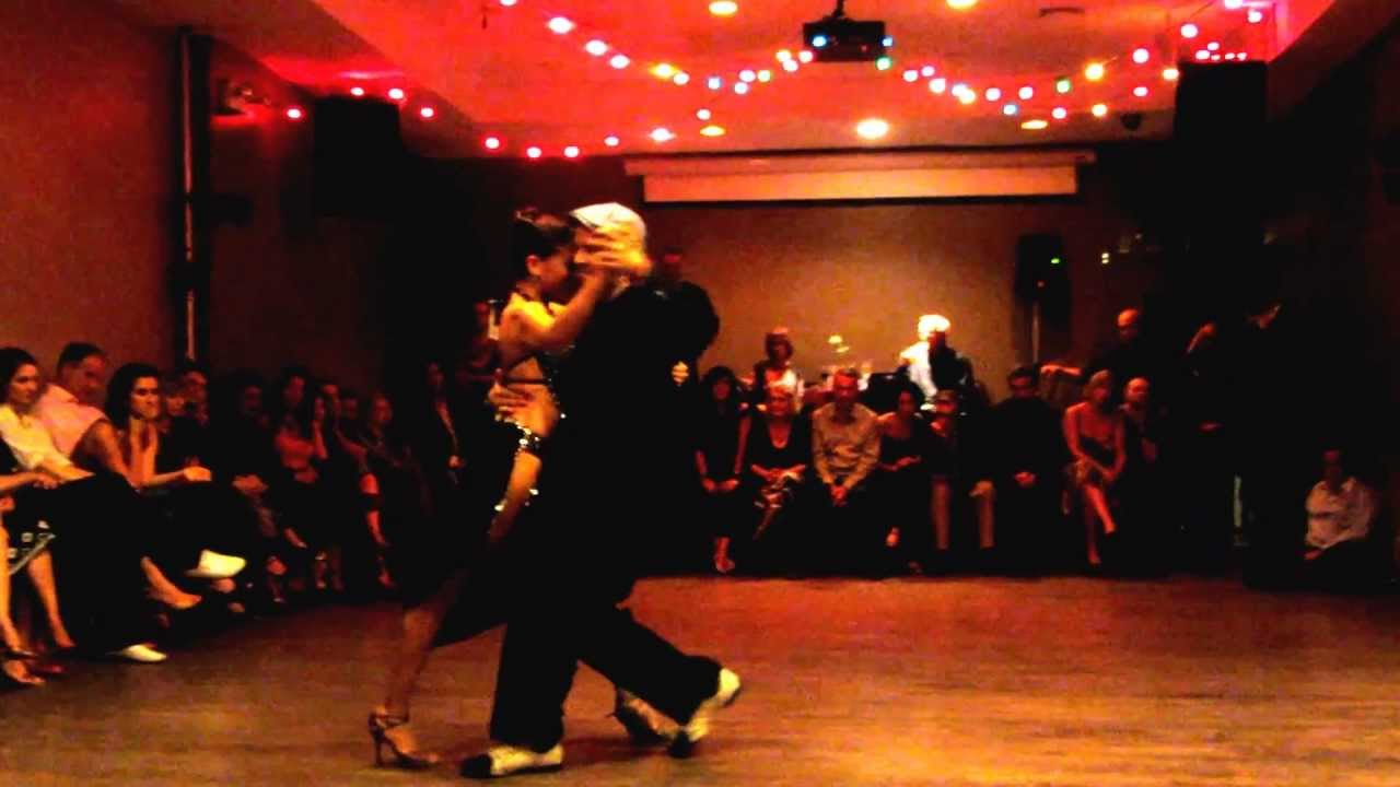 Angeles Chanaha and Tate Di Chiazza performing 3 of 3 at Milonga La Nacional, NYC