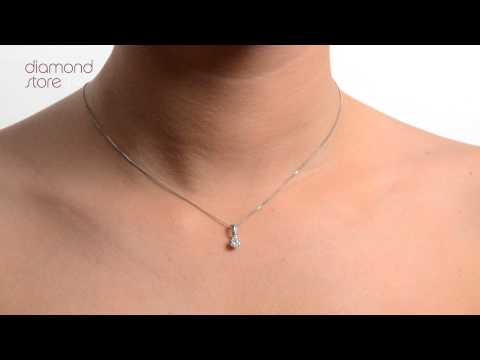 Chloe 18K Gold 0.25ct Diamond Pendant - FR23 47Y