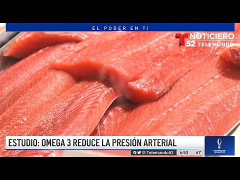 Estudio: Omega 3 reduce la presión arterial