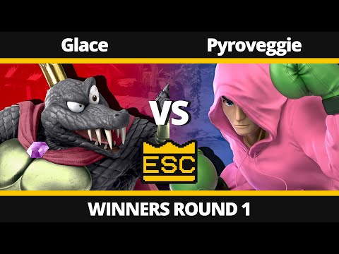 ESC 10 Winners Round 1 - Glace Vs. Pyroveggie - SSBU Tournament