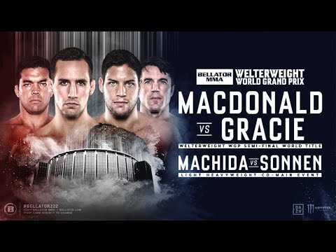 BELLATOR 222 LIVE - MACDONALD VS GRACIE LIVESTREAM - MAIN CARD FULL FIGHT COMPANION