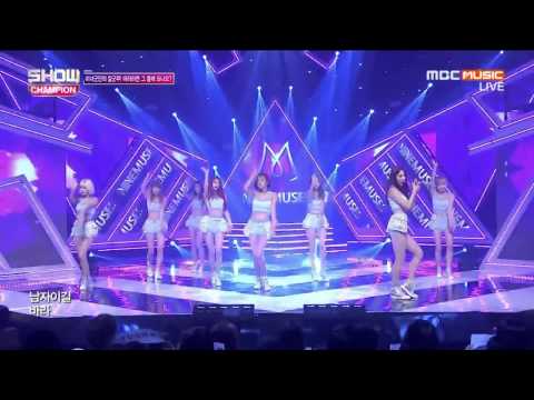 Nine Muses | Hurt Locker live on MBC Show Champion Comeback Stage 150708