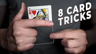 🎩 Learn 8 EASY & VISUAL Card Magic Tricks! Step by Step Tutorial 🎩