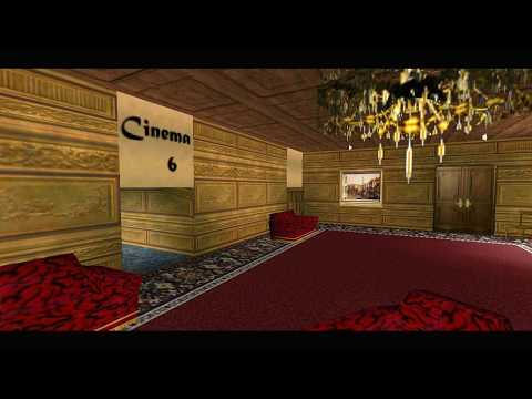 TRLE 2004.06.25 - Lara at the Movies 1, Movie Theatre