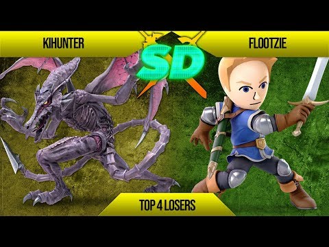 Kihunter (Ridley) vs  Flootzie (Mii Swordfighter) Top 4 Losers
