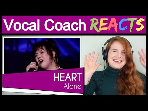 Vocal Coach reacts to Heart - Alone (Nancy and Ann Wilson Live)