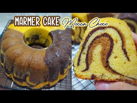 Cara Membuat Marmer Cake Mocca Choco Tanpa Kulit Tanpa Loyang Sultan