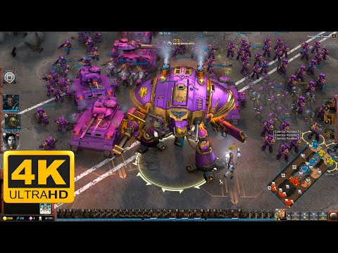 Space Marines vs Orks - No Limit Mod - Massive Battle - 4K Quality - Warhammer 40K Dawn Of War 3