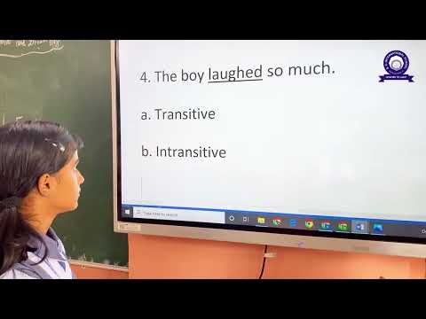 Ms. Sara Agarwal from Grade 5 | English Grammar - Transitive and Intransitive Verbs