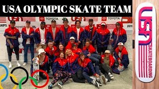 USA Olympic Skateboarding Team 2020 (Mens and Women's)