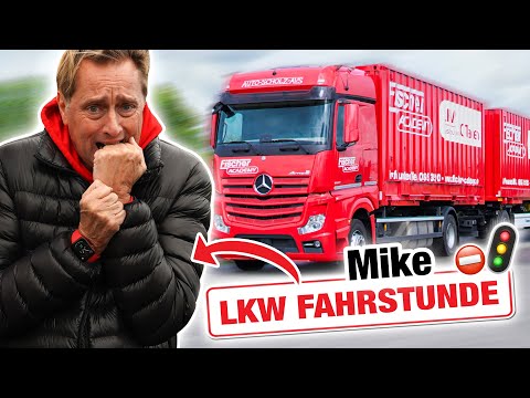 First truck driving lesson with Mike Fischer 🚚💨 | Fischer Academy - The Driving School