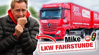 Erste Fahrstunde LKW mit Mike Fischer 🚚💨 | Fischer Academy - Die Fahrschule