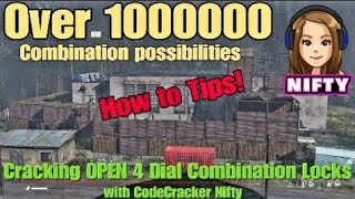 I OPENED 100 X 4 Dial Combination Locks Dayz! How to open 4 dial locks