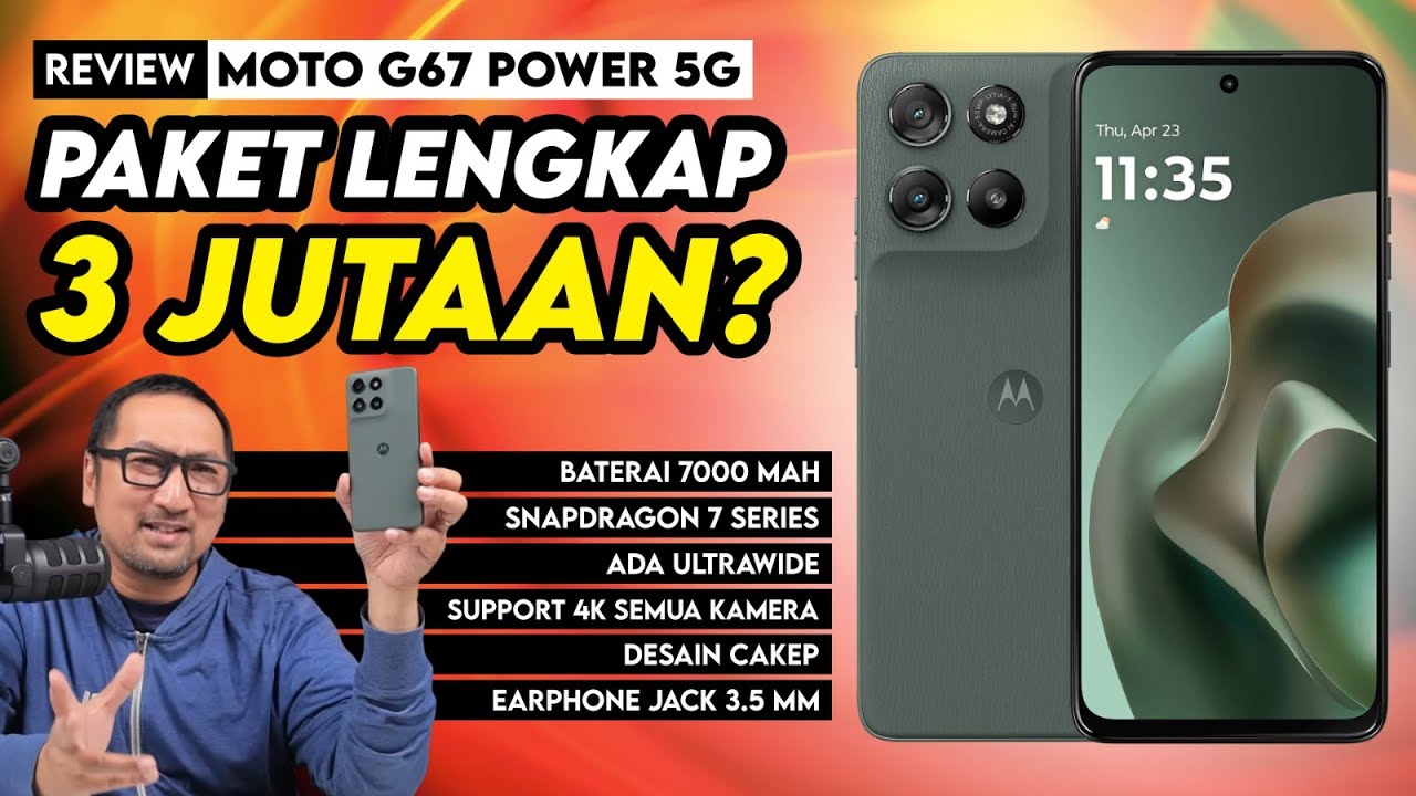 3 Jutaan, Pakai Snapdragon 7 Series, Baterai 7000 & Irit | Review Moto G67 Power 5G