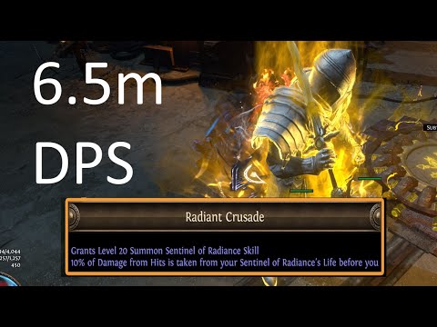 PoE 3.22 Sentinel of Radiance 6.5m DPS build