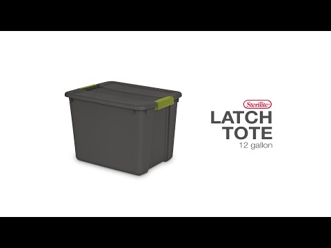 Sterilite 12 Gallon Latch Tote