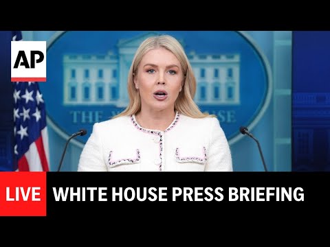 LIVE: White House press briefing with Karoline Leavitt