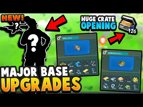 MAJOR Base Upgrades, NEW Character Unlocked, HUGE Crate Opening (100+) in Last Day on Earth Survival