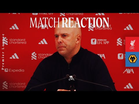 Florian Wirtz goal, Diogo Jota Tributes | Arne Slot Reacts to Liverpool 2-1 Wolves | Premier League