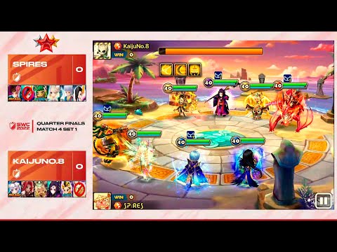 SPIRES vs KAIJUNO.8 | SWC2022 AMERICAS Preliminary Day 1 (BO3) - Summoners War