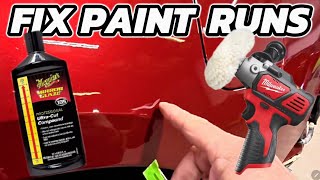 How to Remove Paint Runs (Sags) Like a Pro – Beginner Step-by-Step Guide