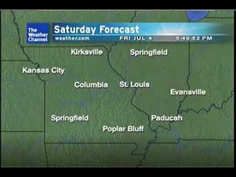 WeatherStar XL Hannibal, MO 7-4-2008 5:48PM CDT