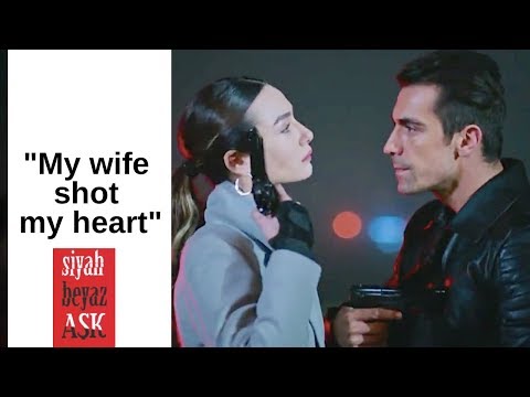 Siyah Beyaz Ask ❖  Ep 24 ❖ "My wife shot my heart" ❖  English  ❖  2019