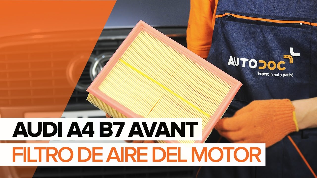 Cómo cambiar: filtros de aire - Audi A4 B7 Avant | Guía de sustitución