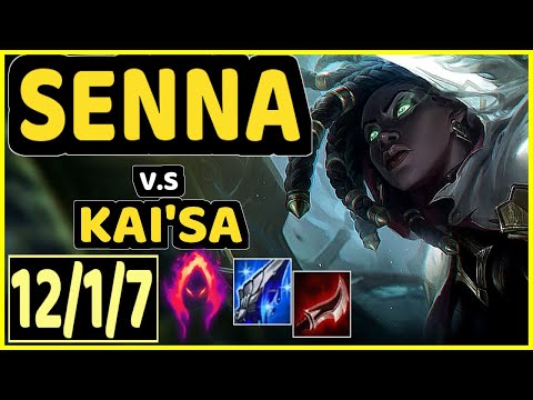 STIXXAY (SENNA) vs KAI'SA - 12/1/7 KDA BOTTOM ADC GAMEPLAY - NA Ranked MASTER