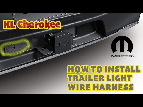 2014+ Jeep Cherokee Trailer Wire Harness Install | OEM Mopar
