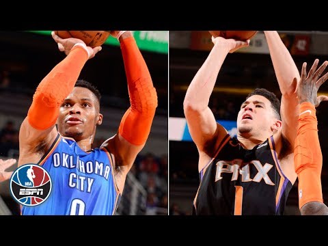Russell Westbrook's 40 points power Thunder past Devin Booker, Suns | NBA Highlights
