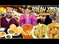 Street Food At Lajpat Nagar Diwali Shopping And Food Ram Laddo Burger Aloo Chaat Chole Bhature