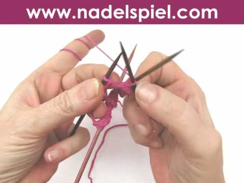 Stricken lernen * Nadelspiel * Lücken vermeiden