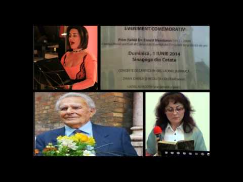 Concert comemorativ -1 Iunie 2014,Sinagoga din Cetate,Timisoara
