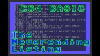 The Neverending Listing | Commodore 64 Basic
