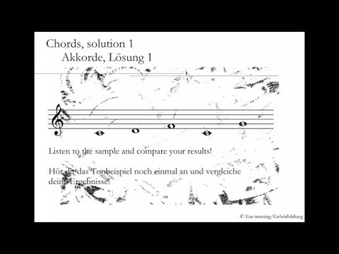 Chords, solution 1_Akkorde, Lösung 1