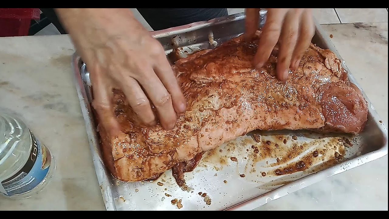 COMO TEMPERAR LOMBO DE PORCO - LOMBO ASSADO SEM FICAR SECO