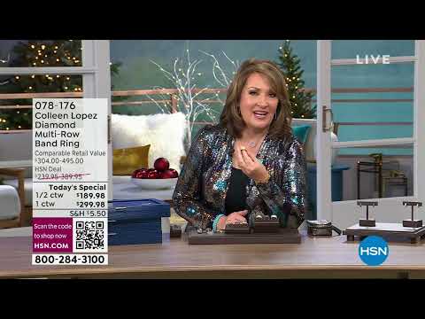 Colleen Lopez 1/2ctw Diamond MultiRow Band Ring