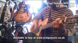 Video thumbnail for Used Yamaha APX 700 12 String £299.wmv by craigsmusicltd