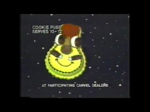 April 1983 Cookie Puss Carvel Ice Cream Cake Commercial