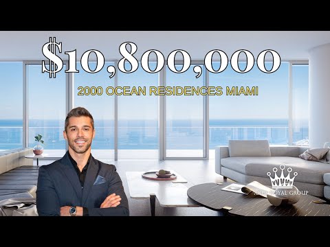 $10,800,000 PENTHOUSE AT 2000 OCEAN RESIDENCES MIAMI with ORLANDO VILLELLA | AREA ROYAL GROUP