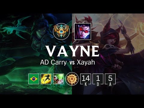 Vayne ADC vs Xayah - BR Challenger Patch 8.21