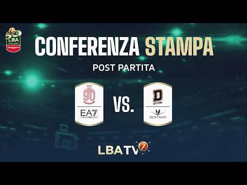 EA7 Emporio Armani Milano - Bertram Derthona Tortona | Conferenza stampa post partita