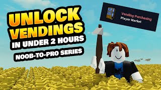 How to Unlock Vendings in Under 2 Hours - Roblox Islands (Noob to Pro Part 1)