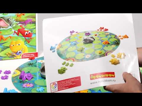 Миниатюра изображения товара Настольная игра Bondibon Умные лягушки / ВВ4733