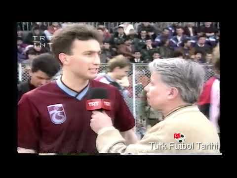 1991 1992 Trabzonspor Fenerbahçe BÜYÜK OLAYLARIN ÇIKTIĞI MAÇ
